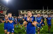 30 September 2022; Dan Sheehan of Leinster after the United Rugby Championship match between Ulster and Leinster at Kingspan Stadium in Belfast. Photo by Ramsey Cardy/Sportsfile