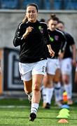 1 October 2022; Kylie Murphy of Wexford Youths warms up before the SSE Airtricity Women's National League match between Athlone Town and Wexford Youths at Athlone Town Stadium in Westmeath. Photo by Sam Barnes/Sportsfile