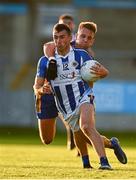 1 October 2022; Colm Basquel of Ballyboden St Enda's in action against Jonny Cooper of Na Fianna during the Dublin County Senior Club Football Championship Semi-Final match between Ballyboden St Endas and Na Fianna at Parnell Park in Dublin. Photo by Eóin Noonan/Sportsfile