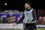 1 October 2022; Roberto Lopes of Shamrock Rovers celebrates after his side's victory in the SSE Airtricity League Premier Division match between Sligo Rovers and Shamrock Rovers at The Showgrounds in Sligo. Photo by Seb Daly/Sportsfile