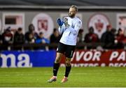 1 October 2022; Shamrock Rovers goalkeeper Alan Mannus during the SSE Airtricity League Premier Division match between Sligo Rovers and Shamrock Rovers at The Showgrounds in Sligo. Photo by Seb Daly/Sportsfile