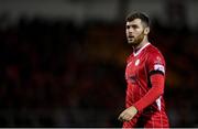 1 October 2022; Aidan Keena of Sligo Rovers during the SSE Airtricity League Premier Division match between Sligo Rovers and Shamrock Rovers at The Showgrounds in Sligo. Photo by Seb Daly/Sportsfile