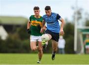 2 October 2022; Shane Foley of Moyle Rovers in action against Cathal Deely of Clonmel Commercials during the Tipperary County Senior Football Championship Semi-Final match between Moyle Rovers and Clonmel Commercials at Golden Kilfeacle GAA Club in Tipperary. Photo by Michael P Ryan/Sportsfile