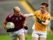 2 October 2022; Paul Finlay of Ballybay Pearse Shamrocks in action against Darren McMahon of Clontibret O'Neill's during the Monaghan County Senior Club Football Championship Semi-Final match between Clontibret O'Neill's and Ballybay Pearse Shamrocks at St Tiernach's Park in Clones, Monaghan. Photo by Philip Fitzpatrick/Sportsfile