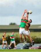 2 October 2022; Noel McGrath of Loughmore-Castleiney in action against Niall Grant of Upperchurch-Drombane during the Tipperary County Senior Football Championship Semi-Final match between Loughmore-Castleiney and Upperchurch-Drombane at Golden Kilfeacle GAA Club in Tipperary. Photo by Michael P Ryan/Sportsfile