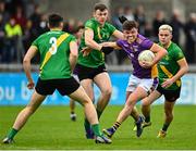 2 October 2022; Tom Fox of Kilmacud Crokes in action against Adam Waddick of Thomas Davis during the Dublin County Senior Club Football Championship Semi-Final match between Thomas Davis and Kilmacud Crokes at Parnell Park in Dublin. Photo by Eóin Noonan/Sportsfile