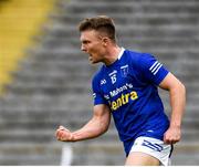 2 October 2022; Scotstown's Conor McCarthy celebrates after scoring a goal during the Monaghan County Senior Club Football Championship Semi-Final match between Inniskeen and Scotstown at St Tiernach's Park in Clones, Monaghan. Photo by Philip Fitzpatrick/Sportsfile