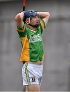 2 October 2022; Cathal Kiely of Kilcormac - Killoughey reacts to a missed chance during the Offaly County Senior Hurling Championship Final match between Kilcormac-Killoughey and Shinrone at O'Connor Park in Tullamore, Offaly. Photo by Sam Barnes/Sportsfile