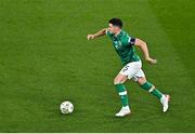 27 September 2022; John Egan of Republic of Ireland during UEFA Nations League B Group 1 match between Republic of Ireland and Armenia at Aviva Stadium in Dublin. Photo by Sam Barnes/Sportsfile