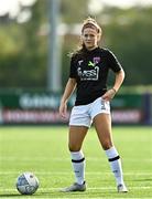 1 October 2022; Becky Watkins of Wexford Youths warms up before the SSE Airtricity Women's National League match between Athlone Town and Wexford Youths at Athlone Town Stadium in Westmeath. Photo by Sam Barnes/Sportsfile