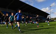 1 October 2022; Athlone Town players warm up before the SSE Airtricity Women's National League match between Athlone Town and Wexford Youths at Athlone Town Stadium in Westmeath. Photo by Sam Barnes/Sportsfile
