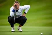 25 September 2022; Leonie Harm of Germany during round four of the KPMG Women's Irish Open Golf Championship at Dromoland Castle in Clare. Photo by Brendan Moran/Sportsfile