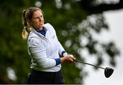 25 September 2022; Leonie Harm of Germany during round four of the KPMG Women's Irish Open Golf Championship at Dromoland Castle in Clare. Photo by Brendan Moran/Sportsfile