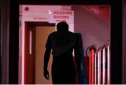 3 October 2022; Sam Curtis of St Patrick's Athletic makes his way to the dressing room after the SSE Airtricity League Premier Division match between Shelbourne and St Patrick's Athletic at Tolka Park in Dublin. Photo by Tyler Miller/Sportsfile