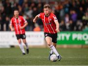 18 September 2022; Cameron Dummigan of Derry City during the Extra.ie FAI Cup Quarter-Final match between Derry City and Shamrock Rovers at The Ryan McBride Brandywell Stadium in Derry. Photo by Stephen McCarthy/Sportsfile