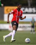 18 September 2022; Sadou Diallo of Derry City during the Extra.ie FAI Cup Quarter-Final match between Derry City and Shamrock Rovers at The Ryan McBride Brandywell Stadium in Derry. Photo by Stephen McCarthy/Sportsfile