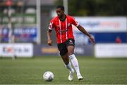 18 September 2022; Sadou Diallo of Derry City during the Extra.ie FAI Cup Quarter-Final match between Derry City and Shamrock Rovers at The Ryan McBride Brandywell Stadium in Derry. Photo by Stephen McCarthy/Sportsfile
