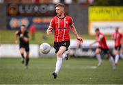 18 September 2022; Jamie McGonigle of Derry City during the Extra.ie FAI Cup Quarter-Final match between Derry City and Shamrock Rovers at The Ryan McBride Brandywell Stadium in Derry. Photo by Stephen McCarthy/Sportsfile
