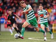 18 September 2022; Dan Cleary of Shamrock Rovers during the Extra.ie FAI Cup Quarter-Final match between Derry City and Shamrock Rovers at The Ryan McBride Brandywell Stadium in Derry. Photo by Stephen McCarthy/Sportsfile