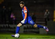 3 October 2022; St Patrick's Athletic goalkeeper Danny Rogers in action during the SSE Airtricity League Premier Division match between Shelbourne and St Patrick's Athletic at Tolka Park in Dublin. Photo by Tyler Miller/Sportsfile