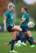 4 October 2022; Denise O'Sullivan during a Republic of Ireland Women training session at the FAI National Training Centre in Abbotstown, Dublin. Photo by Stephen McCarthy/Sportsfile