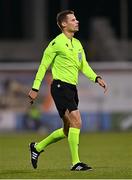 4 October 2022; Referee Urs Schnyder during the UEFA Youth League First Round 2nd Leg match between Shamrock Rovers and AZ Alkmaar at Tallaght Stadium in Dublin. Photo by Ben McShane/Sportsfile