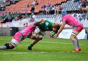 5 October 2022; Cian Prendergast of Emerging Ireland in action during the Toyota Challenge match between Airlink Pumas and Emerging Ireland at Toyota Stadium in Bloemfontein, South Africa. Photo by Johan Pretorius/Sportsfile