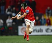 1 October 2022; Ruadhan Quinn of Munster during the United Rugby Championship match between Munster and Zebre Parma at Musgrave Park in Cork. Photo by Piaras Ó Mídheach/Sportsfile