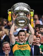 24 July 2022; Paul Murphy of Kerry lifts the Sam Maguire Cup after his side's victory in the GAA Football All-Ireland Senior Championship Final match between Kerry and Galway at Croke Park in Dublin. Photo by Piaras Ó Mídheach/Sportsfile