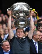 24 July 2022; Pa Warren of Kerry lifts the Sam Maguire Cup after his side's victory in the GAA Football All-Ireland Senior Championship Final match between Kerry and Galway at Croke Park in Dublin. Photo by Piaras Ó Mídheach/Sportsfile