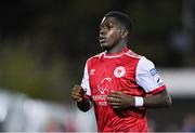 7 October 2022; Serge Atakayi of St Patrick's Athletic during the SSE Airtricity League Premier Division match between Dundalk and St Patrick's Athletic at Casey's Field in Dundalk, Louth. Photo by Seb Daly/Sportsfile