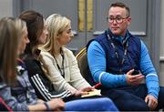 8 October 2022; Delegates, including Simon Doherty, participate in a workshop during the GPA AGM and Player Reps Day, which saw over 100 players gathered in the Midlands Park Hotel, Portlaoise for the players annual general meeting and player engagement workshops. Photo by Sam Barnes/Sportsfile