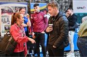 8 October 2022; Delegates networking during the GPA AGM and Player Reps Day, which saw over 100 players gathered in the Midlands Park Hotel, Portlaoise for the players annual general meeting and player engagement workshops. Photo by Sam Barnes/Sportsfile