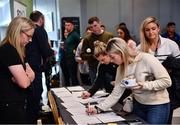 8 October 2022; Delegates register and collect name badges before the GPA AGM and Player Reps Day, which saw over 100 players gathered in the Midlands Park Hotel, Portlaoise for the players annual general meeting and player engagement workshops. Photo by Sam Barnes/Sportsfile