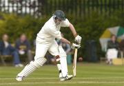 30 May 2004; Peter Gillespie, Ireland, in action during the C&G Trophy 3rd Round, Ireland v Northamptonshire CCC, Clontarf Cricket Club, Dublin. Picture credit; Pat Murphy / SPORTSFILE