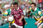 23 May 2004; J.P. Casey, Westmeath, in action against Pascal Kellaghan, Offaly. Bank of Ireland Leinster Senior Football Championship, Offaly v Westmeath, Croke Park, Dublin. Picture credit; Brian Lawless / SPORTSFILE