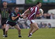30 May 2004; Sean O Domhnaill, Galway, in action against Gary Kane, London. Bank of Ireland Connacht Senior Football Championship, London v Galway, Emerald Gaelic Grounds, Ruislip, London. Picture credit; Brian Lawless / SPORTSFILE