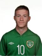 12 August 2013; Jack Byrne, Republic of Ireland. Republic of Ireland U19 Squad Headshots, Johnstown House Hotel, Enfield, Co. Meath. Picture credit: Barry Cregg / SPORTSFILE