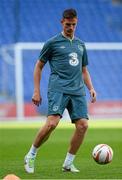 13 August 2013; Republic of Ireland's Ciaran Clark in action during squad training ahead of their international friendly against Wales on Wednesday. Republic of Ireland Squad Training, Cardiff City Stadium, Cardiff, Wales. Picture credit: David Maher / SPORTSFILE