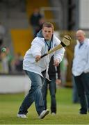 13 August 2013; Umpire Sean O'Brien during half-time of the game. Hurling for Cancer Research 2013, Jim Bolger's Stars v Davy Russell's Best, St. Conleth’s Park, Newbridge, Co. Kildare. Picture credit: Barry Cregg / SPORTSFILE