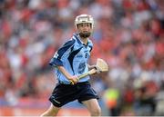 11 August 2013; Cain Ferguson, representing Windmill Integrated School, Dungannon, Co. Tyrone, during the INTO/RESPECT Exhibition GoGames at the GAA Hurling All-Ireland Senior Championship Semi-Final between Dublin and Cork. Croke Park, Dublin. Picture credit: Ray McManus / SPORTSFILE