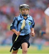 11 August 2013; Tadhg Ó Ceallaigh, Gealscoil Eoghain Uí Thuairisc, Carlow, during the INTO/RESPECT Exhibition GoGames at the GAA Hurling All-Ireland Senior Championship Semi-Final between Dublin and Cork. Croke Park, Dublin. Picture credit: Ray McManus / SPORTSFILE