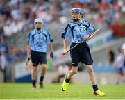 11 August 2013; Ben Touhy, representing Broardsmill N.S., Trim, Co. Meath, during the INTO/RESPECT Exhibition GoGames at the GAA Hurling All-Ireland Senior Championship Semi-Final between Dublin and Cork. Croke Park, Dublin. Picture credit: Ray McManus / SPORTSFILE