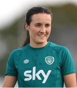 8 October 2022; Niamh Farrelly during a Republic of Ireland Women training session at FAI National Training Centre in Abbotstown, Dublin. Photo by Stephen McCarthy/Sportsfile