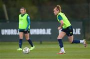 8 October 2022; Claire O'Riordan during a Republic of Ireland Women training session at FAI National Training Centre in Abbotstown, Dublin. Photo by Stephen McCarthy/Sportsfile