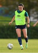 8 October 2022; Niamh Farrelly during a Republic of Ireland Women training session at FAI National Training Centre in Abbotstown, Dublin. Photo by Stephen McCarthy/Sportsfile