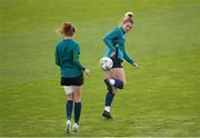 8 October 2022; Saoirse Noonan during a Republic of Ireland Women training session at FAI National Training Centre in Abbotstown, Dublin. Photo by Stephen McCarthy/Sportsfile