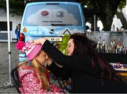 8 October 2022; Novaerus face painting stand at the United Rugby Championship match between Leinster and Cell C Sharks at RDS Arena in Dublin. Photo by Harry Murphy/Sportsfile