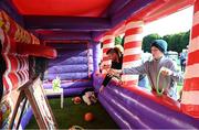 8 October 2022; Bank of Ireland Inflatable Zone at the United Rugby Championship match between Leinster and Cell C Sharks at RDS Arena in Dublin. Photo by Harry Murphy/Sportsfile
