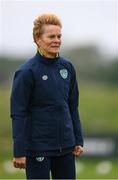 9 October 2022; Manager Vera Pauw during a Republic of Ireland Women training session at FAI National Training Centre in Abbotstown, Dublin. Photo by Stephen McCarthy/Sportsfile